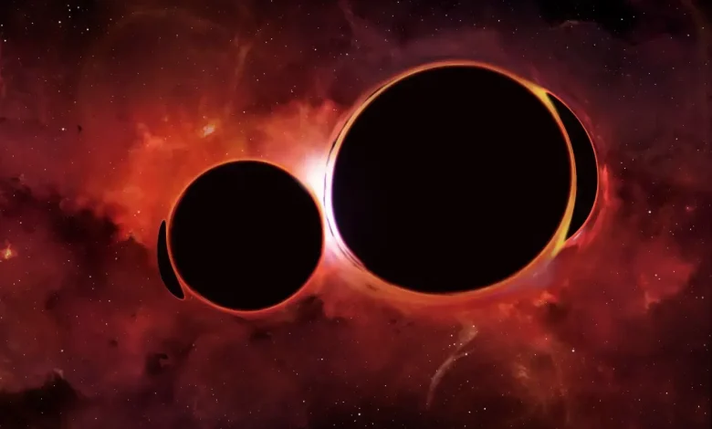 Three supermassive black holes have been spotted merging into one