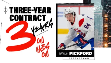 Three-year, entry-level contract for Bryce Pickford | Montréal Canadiens