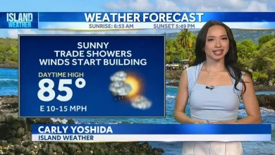 Thursday Weather | Trade winds strengthen as weak front fades west the state