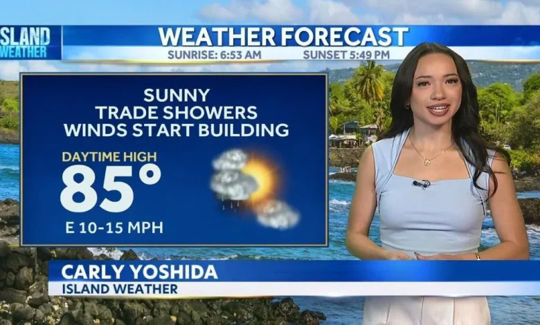 Thursday Weather | Trade winds strengthen as weak front fades west the state