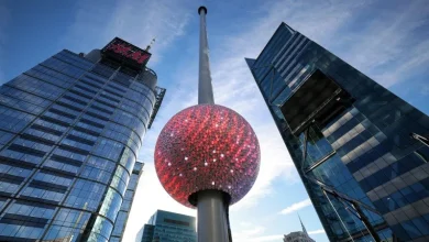 Times Square has a new ball for the New Year’s Eve drop — and it’s the biggest yet