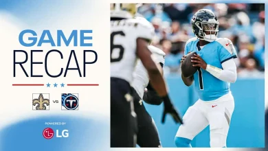 Titans End Calendar Year on a Sour Note, Fall 34-26 to Saints