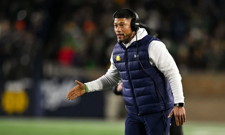 Titans, Giants could interview Marcus Freeman now, if they want