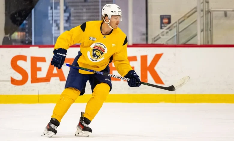 Tkachuk practices with Panthers, still no timeline for return