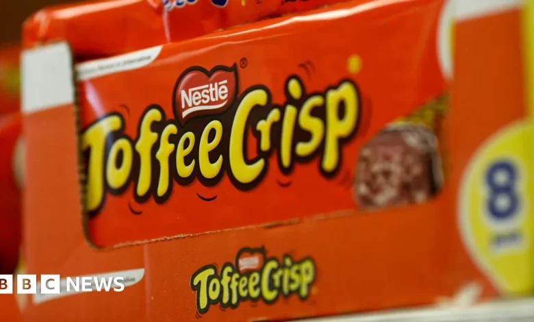 Toffee Crisp and Blue Riband can't be called chocolate any more