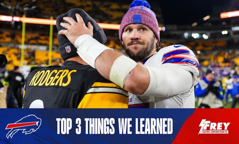Top 3 things we learned from Bills vs. Steelers