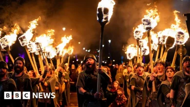 Torchlight procession kicks off Edinburgh's Hogmanay celebrations