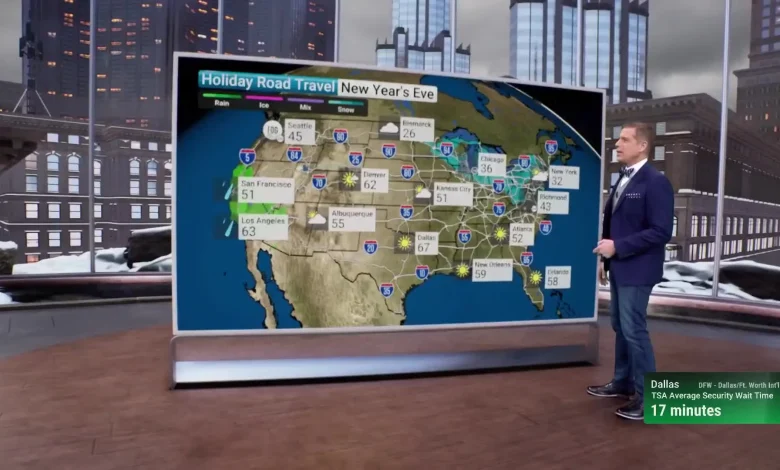 Tracking Rain, Snow, Bitter Cold For NYE Festivities