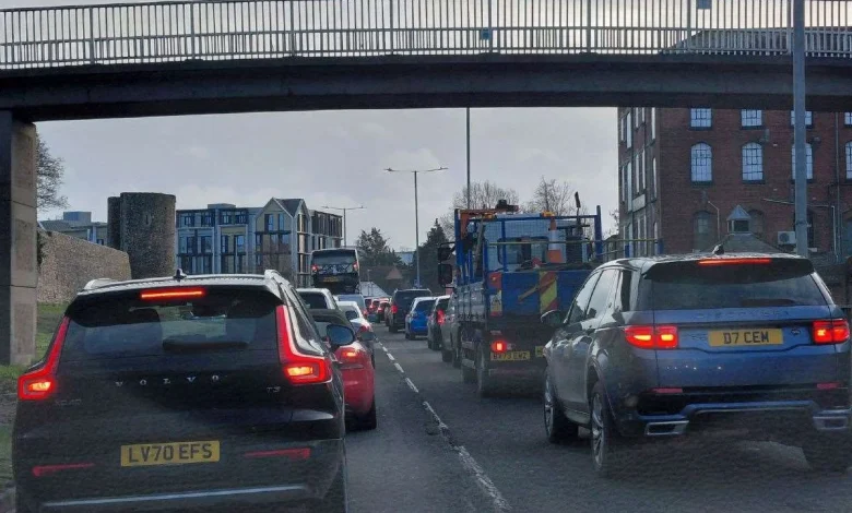 Traffic chaos as city centre motorists face gridlock