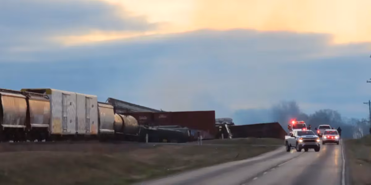 Train derailment creates Hazmat situation, forces shelter-in-place order in Kentucky