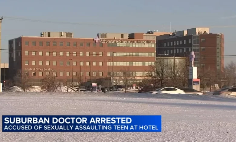 Trevor J. Roston, doctor at Advocate Sherman Hospital, charged with sexual assault of teenager at Elgin hotel: Kane County SA