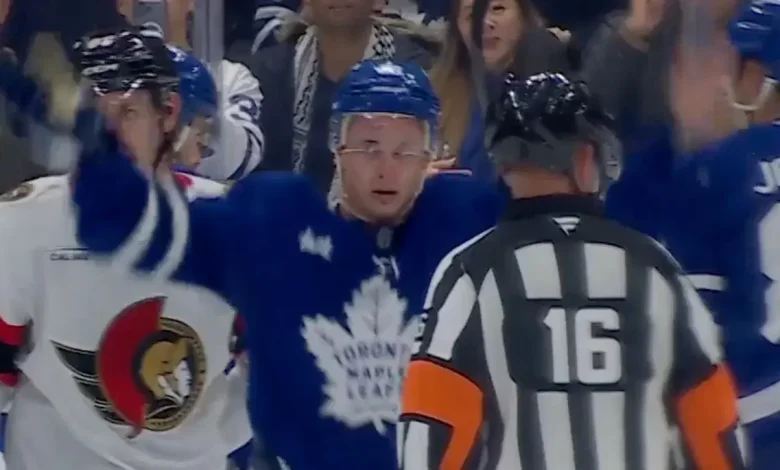 Troy Stecher’s Post-Game Celebration Against Senators Demonstrates His Growing Popularity Among Maple Leafs Teammates And Fans