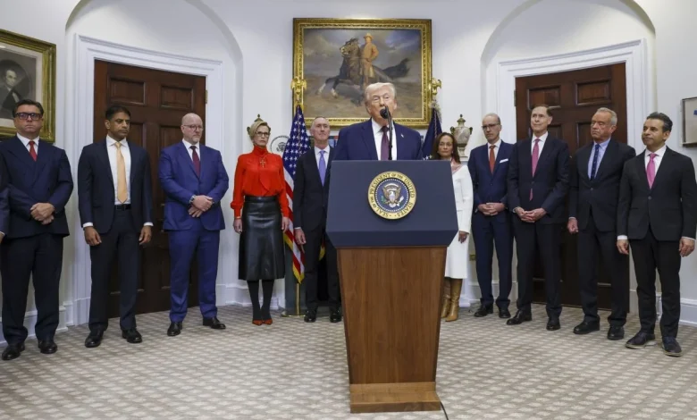 Trump announces lower drug prices in deals with nine companies