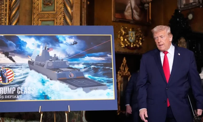 Trump announces new "Trump class" of Navy battleships