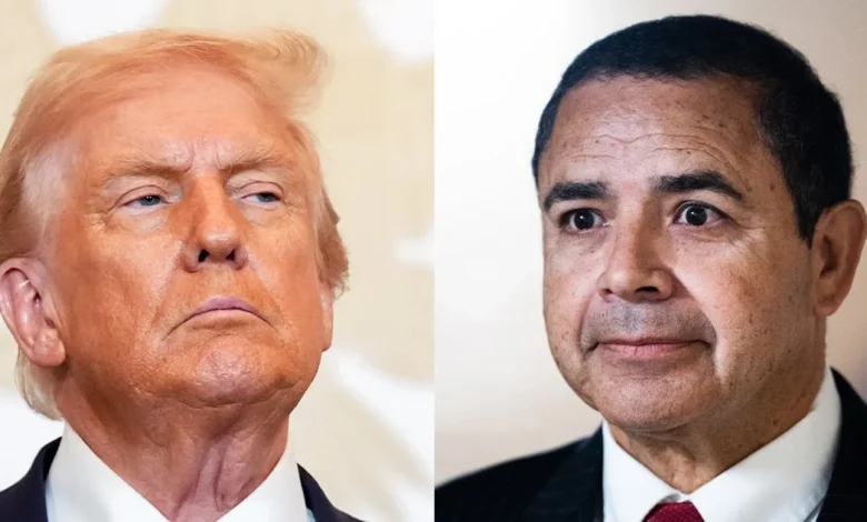 Trump bashes Rep. Henry Cuellar for running as a Democrat after pardon