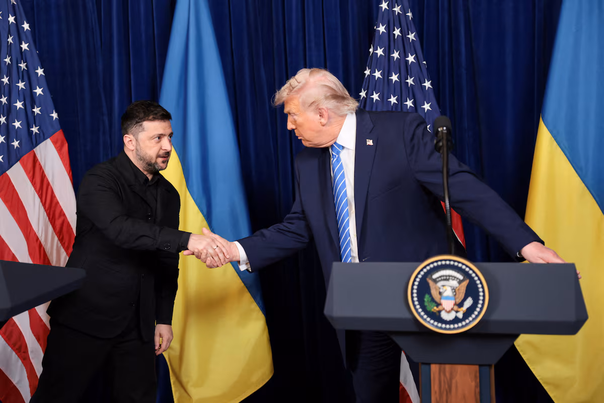 Trump optimistic about Russia-Ukraine peace deal after meeting with Zelensky