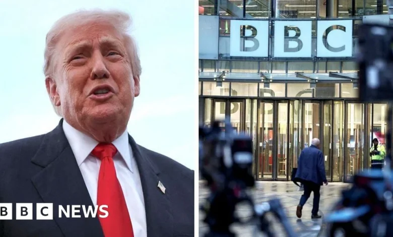 Trump sues BBC for defamation over Panorama speech edit