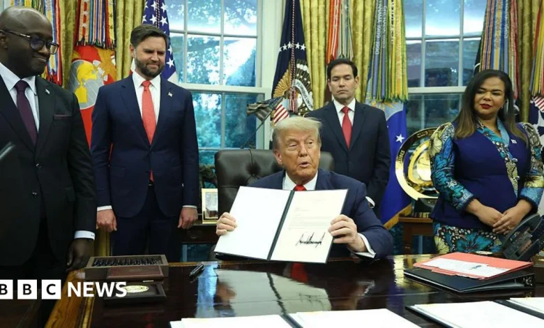 Trump to meet Rwanda and DR Congo leaders for peace agreement signing - live updates