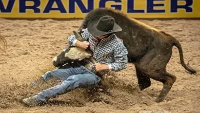 Tucker Allen Heads to Famous South Point NFR Buckle Ceremony 2 of First 4 Nights