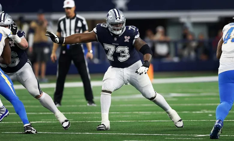 Tyler Smith to start at left tackle for the remainder of 2025 season 