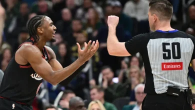 Tyrese Maxey Held Back by 76ers Teammates After Viral Altercation With NBA Referee