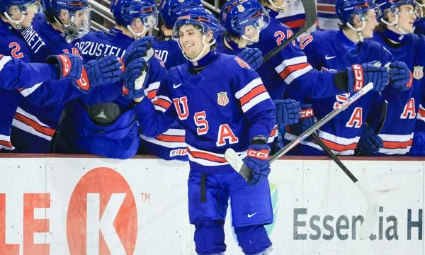 U.S. Tops Germany 8-0 in 2026 World Juniors Pre-Tournament Action