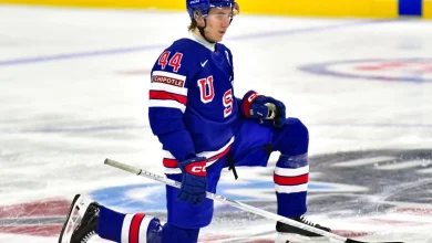 USA’s Cole Hutson stretchered off during World Juniors game