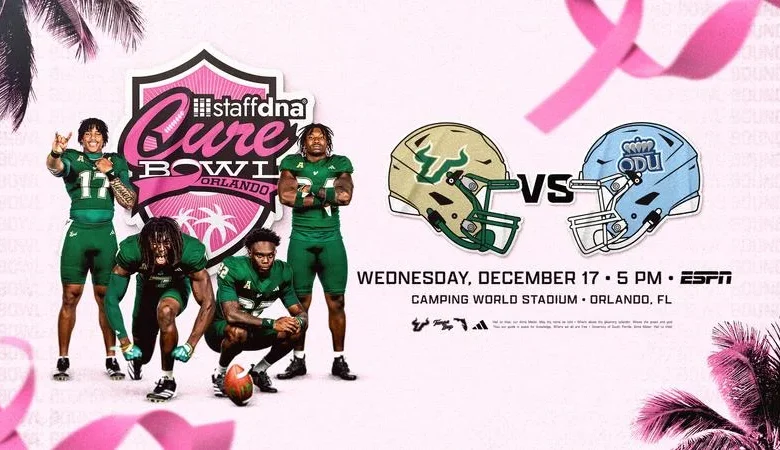 USF Football To Take On ODU In Cure Bowl