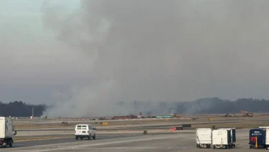United Airlines flight loses engine power after takeoff from Dulles Airport