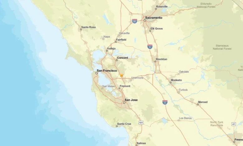Update: Earthquake measuring 2.1 struck area near San Ramon, CA on Dec. 8