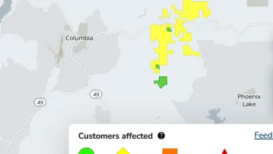Update: PG&E Restore Most Yankee Hill Customers’ Power A Second Time