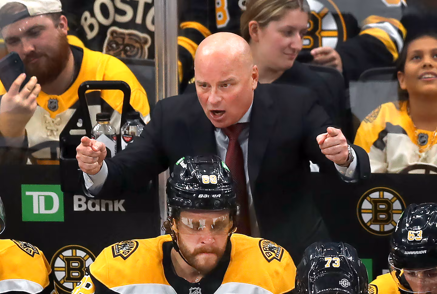 Upon returning to Boston with the Blues, Jim Montgomery looks back on his time as coach of the Bruins