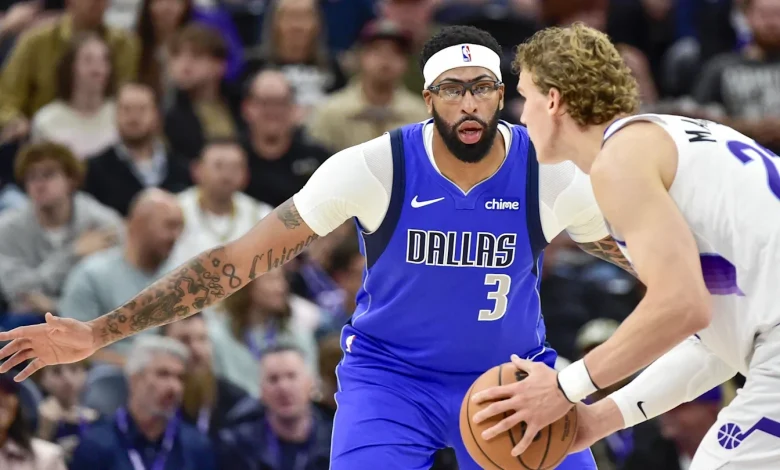 Utah Jazz Learn Anthony Davis' Official Status for Mavericks Game