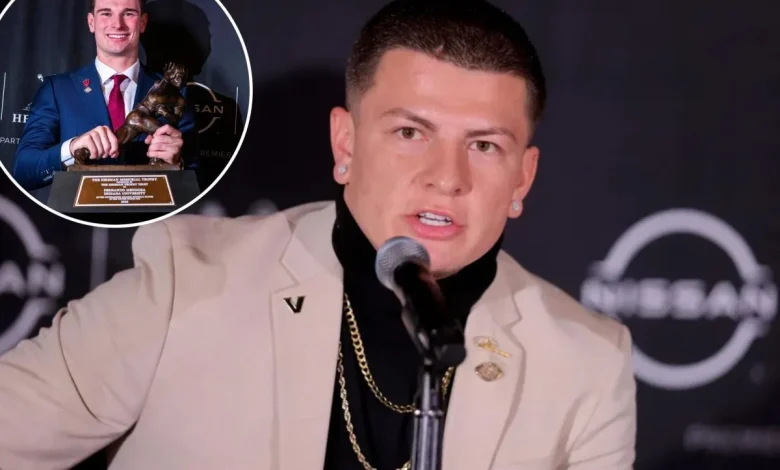 Vanderbilt's Diego Pavia sends vulgar message to Heisman voters after loss