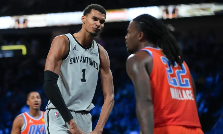 Victor Wembanyama returns to give Spurs emotional edge against Thunder in NBA Cup Semifinals win