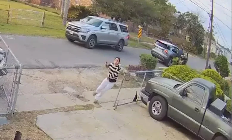 Video shows masked Border Patrol agent chasing woman back to her Louisiana home