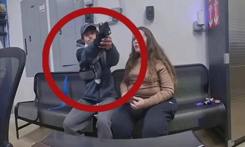 Video shows moment shoplifting suspect in Ohio pulls out gun, attempts to shoot officer