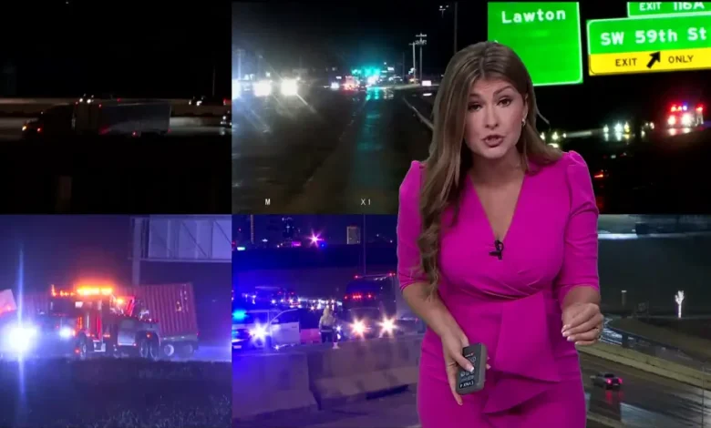 WATCH: Hazardous driving conditions in Oklahoma City; multiple crashes on overpasses