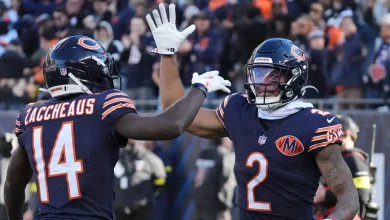 WRs DJ Moore, Olamide Zaccheaus join list of sick Bears