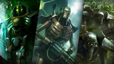 Warhammer art through the years: Necrons