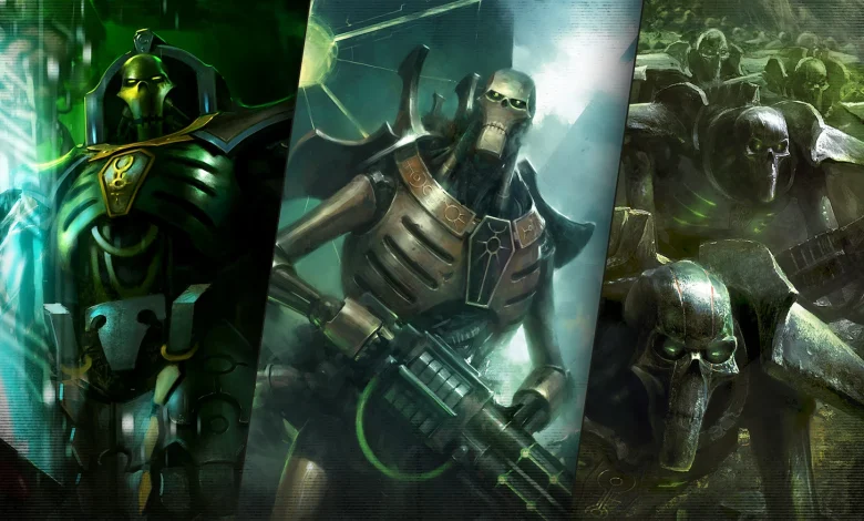 Warhammer art through the years: Necrons