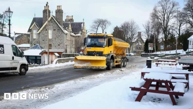 Warning of snow and gales on New Year's Day in Scotland