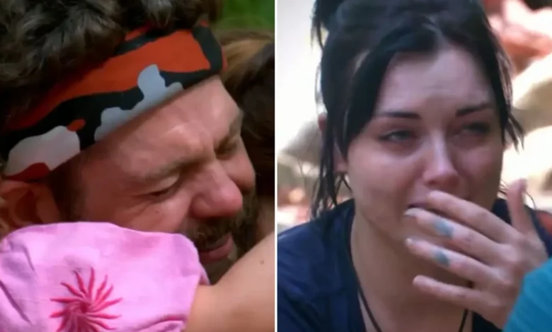 Watch emotional moments campmates break down in tears as they are reunited with family after weeks apart