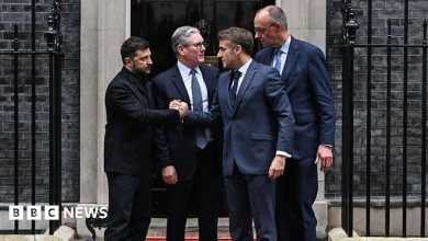 We stand with Ukraine, says Starmer, as leaders hold Downing Street talks with Zelensky