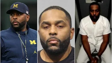 What attorney says she heard when Sherrone Moore showed up to woman’s home