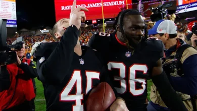 What is the Panthers' updated playoff probability after Buccaneers' loss to Falcons?