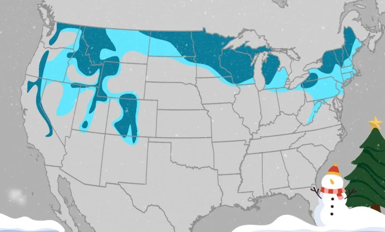 White Christmas Forecast: Thaw Ahead In Midwest, Northeast