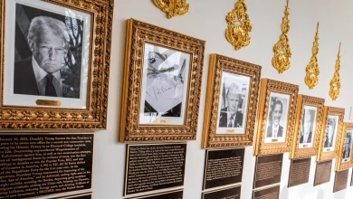 White House installs plaques mocking Barack Obama and Joe Biden