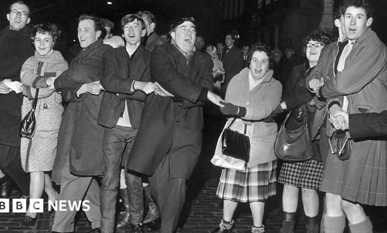 Why did Edinburgh become the home of Hogmanay?