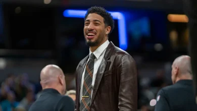 Why is Tyrese Haliburton at the Purdue basketball vs Iowa State game?
